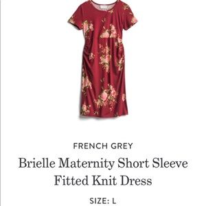 Brielle maternity dress.